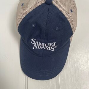NWOT Samuel Adams Blue and Beige Baseball Cap